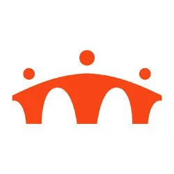 bridge of people, illustration